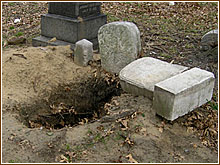 grave hole